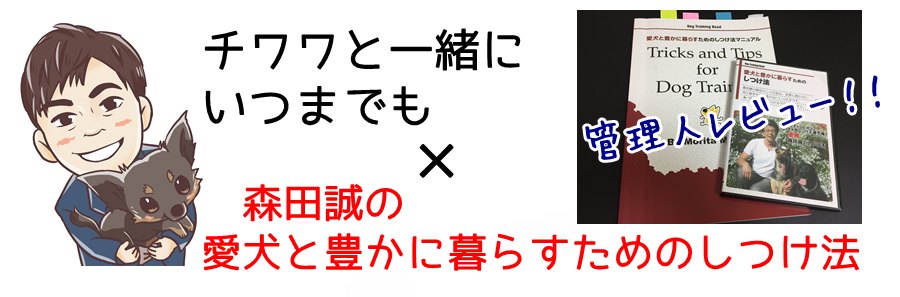 チワワ君の飼い主が森田誠の犬のしつけ教材（本・DVD）を徹底 